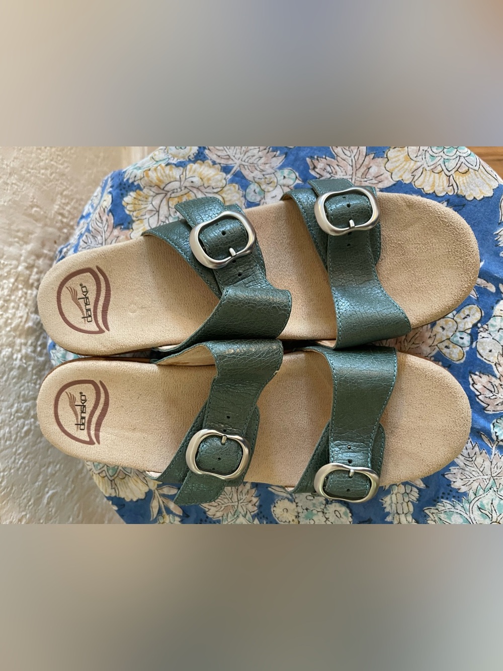 Dansko Sophie Sandals Green 39 - Picture 5 of 8